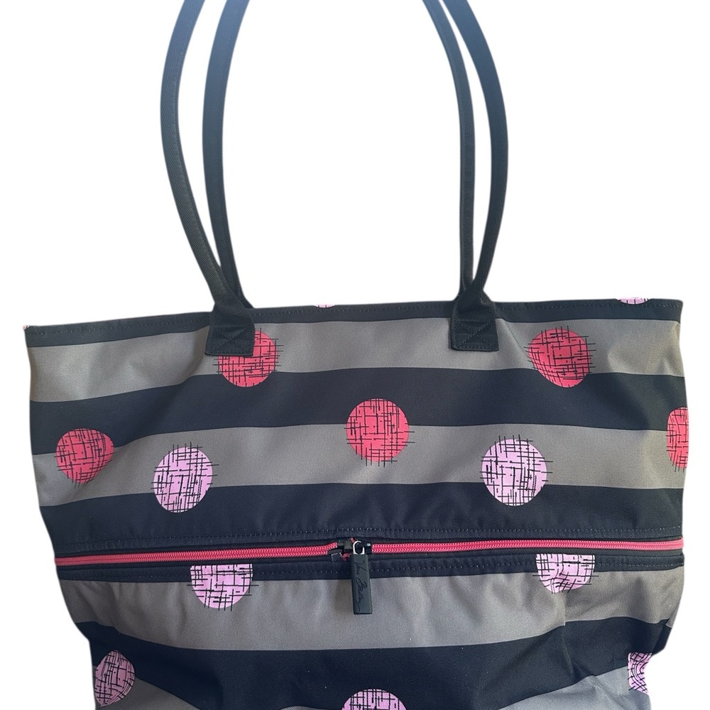 Vera Bradley Expandable Maxi Travel Tote in Havana Hot Spots| Pink Dots - Picture 5 of 16
